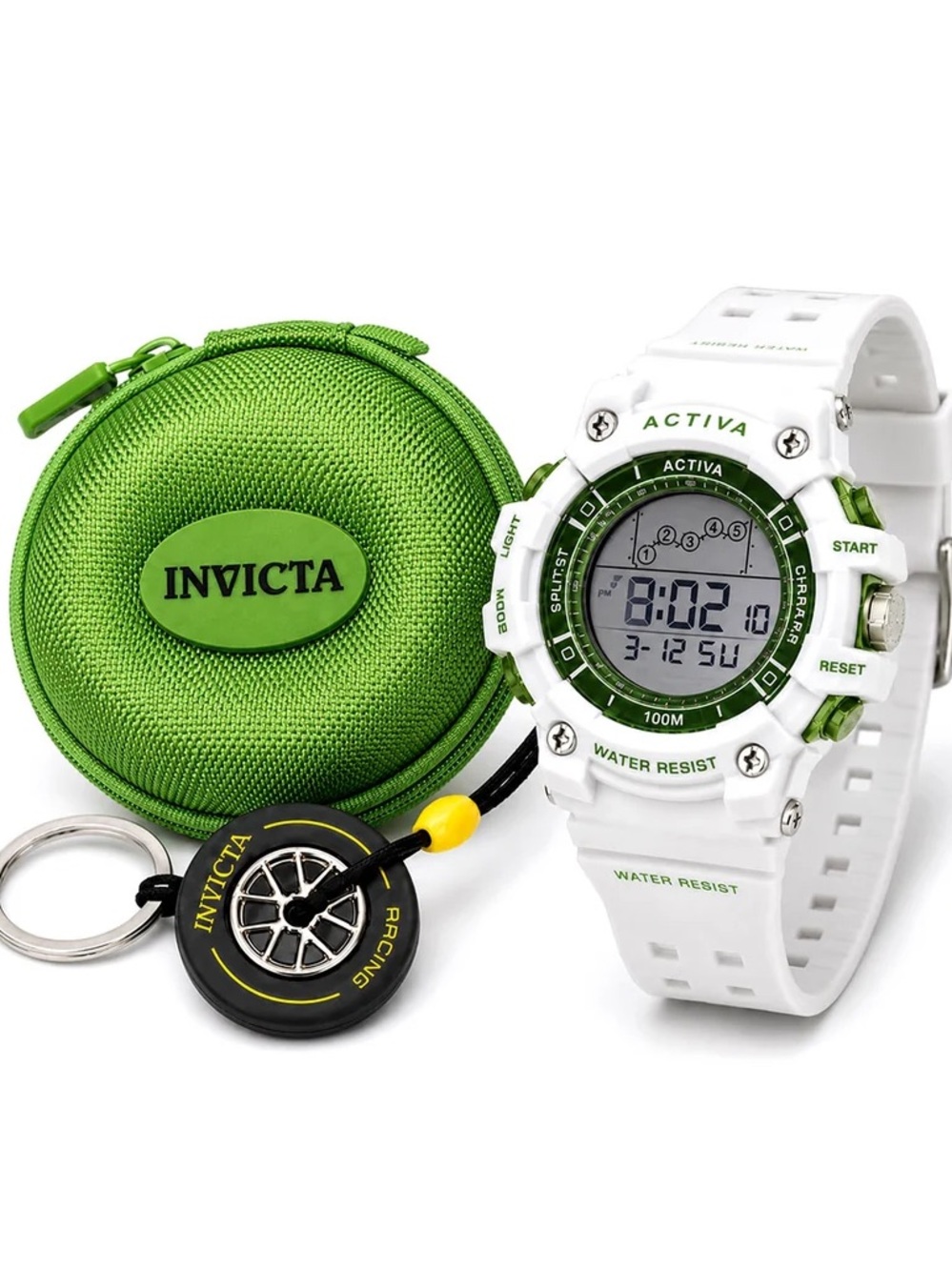 Invicta Activa Digital Watch Bundle (green)